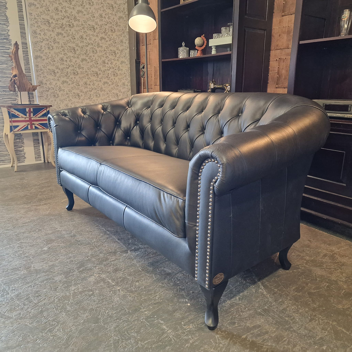 Chesterfield Hampton 2-zits - Zwart image 7