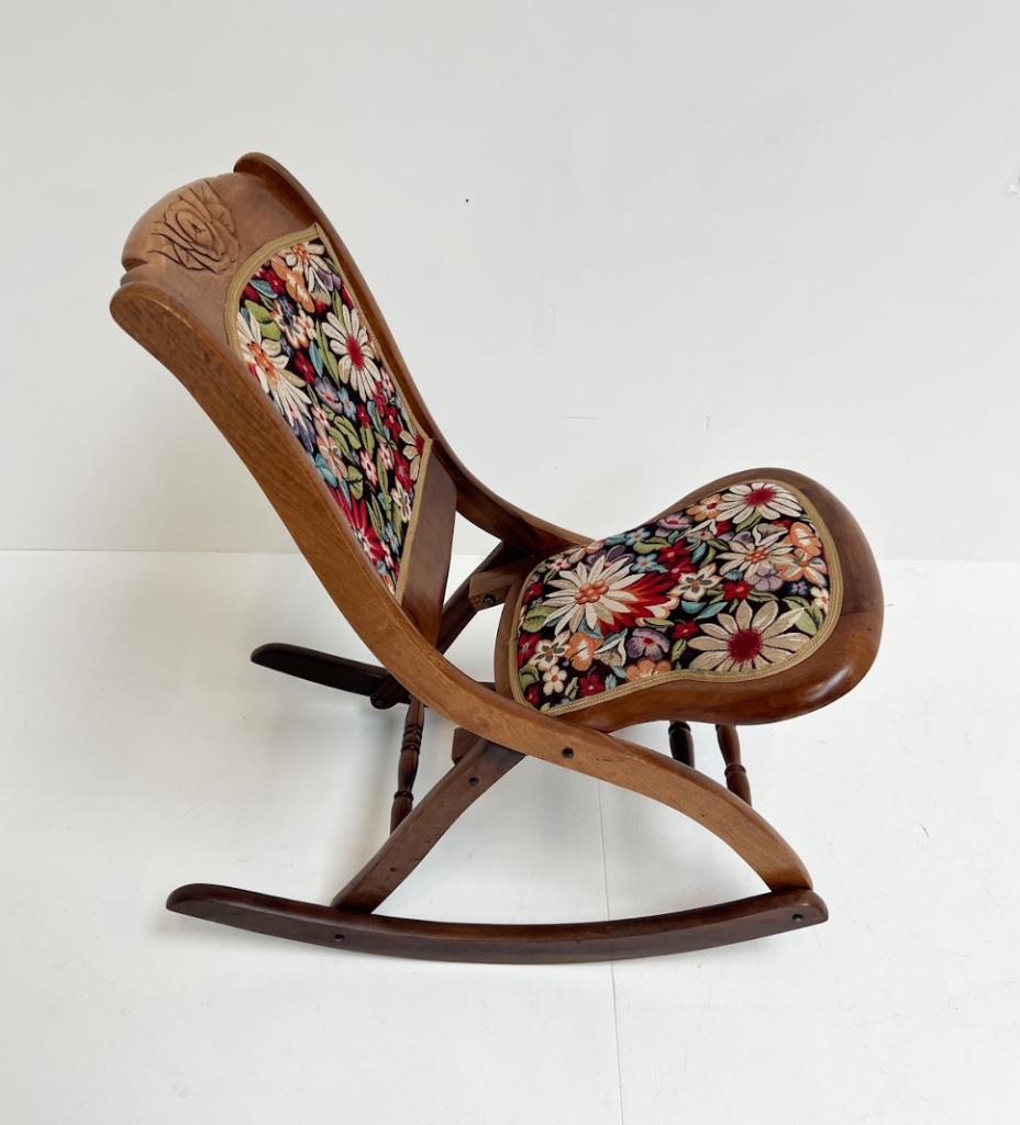 Vintage Engelse Schommelstoel, 1960's image 2