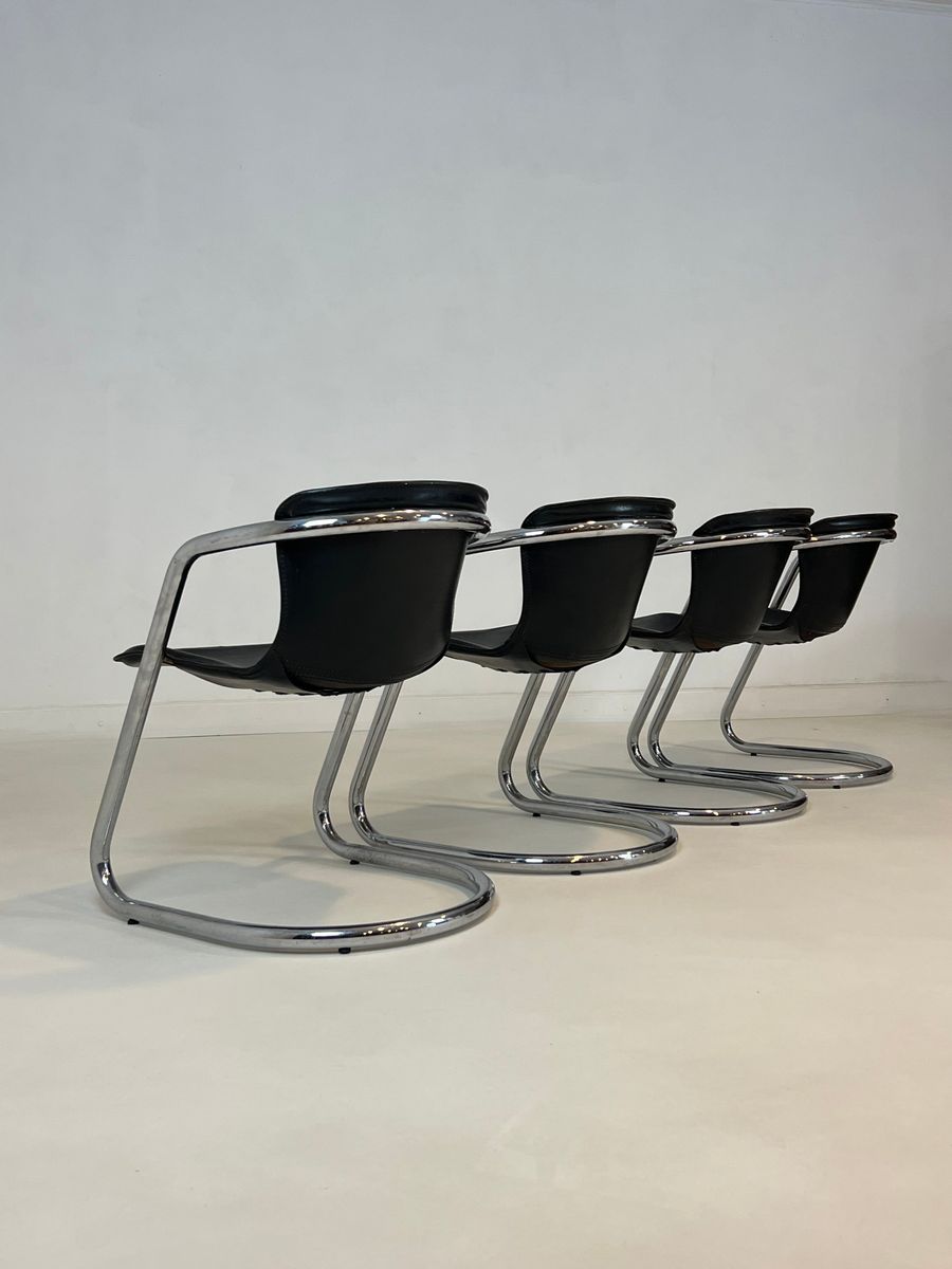 Willy Rizzo Dining Chairs – Set Of 4 1970s image 3
