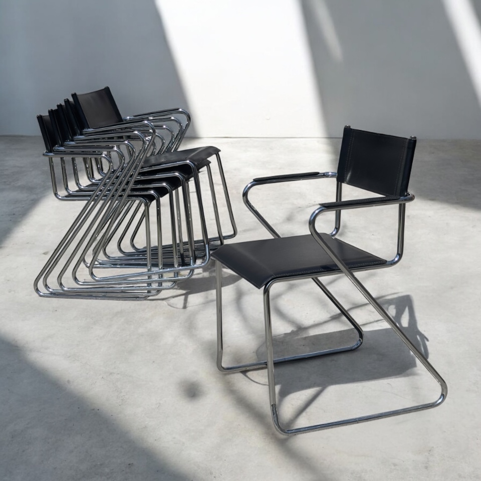 Vintage Buisframe Eetkamerstoel– Bauhaus, Marcel Breuer image 8