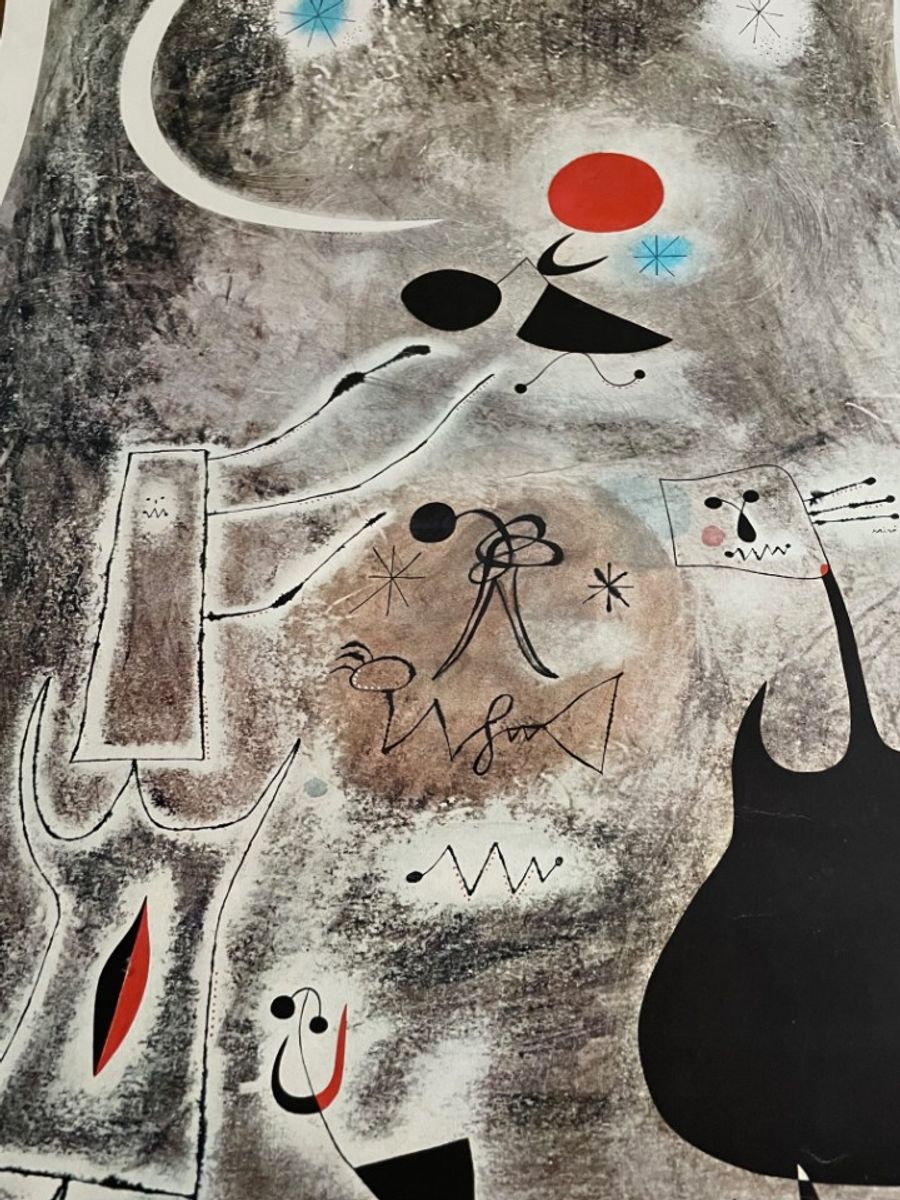 Joan Miró (1893-1983) – Woman And Birds In Front Of The Sun image 13