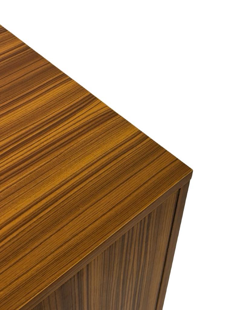 Vintage Kastje Compact Plak Fineer Jaren 70 Design image 9