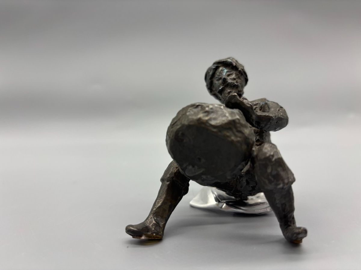 Bronzen Figuur Marktkoopman image 4