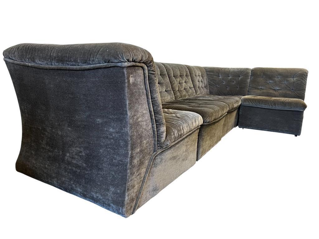 Vintage 5 Delige Modulaire Salon / Zetel / Canapé image 4