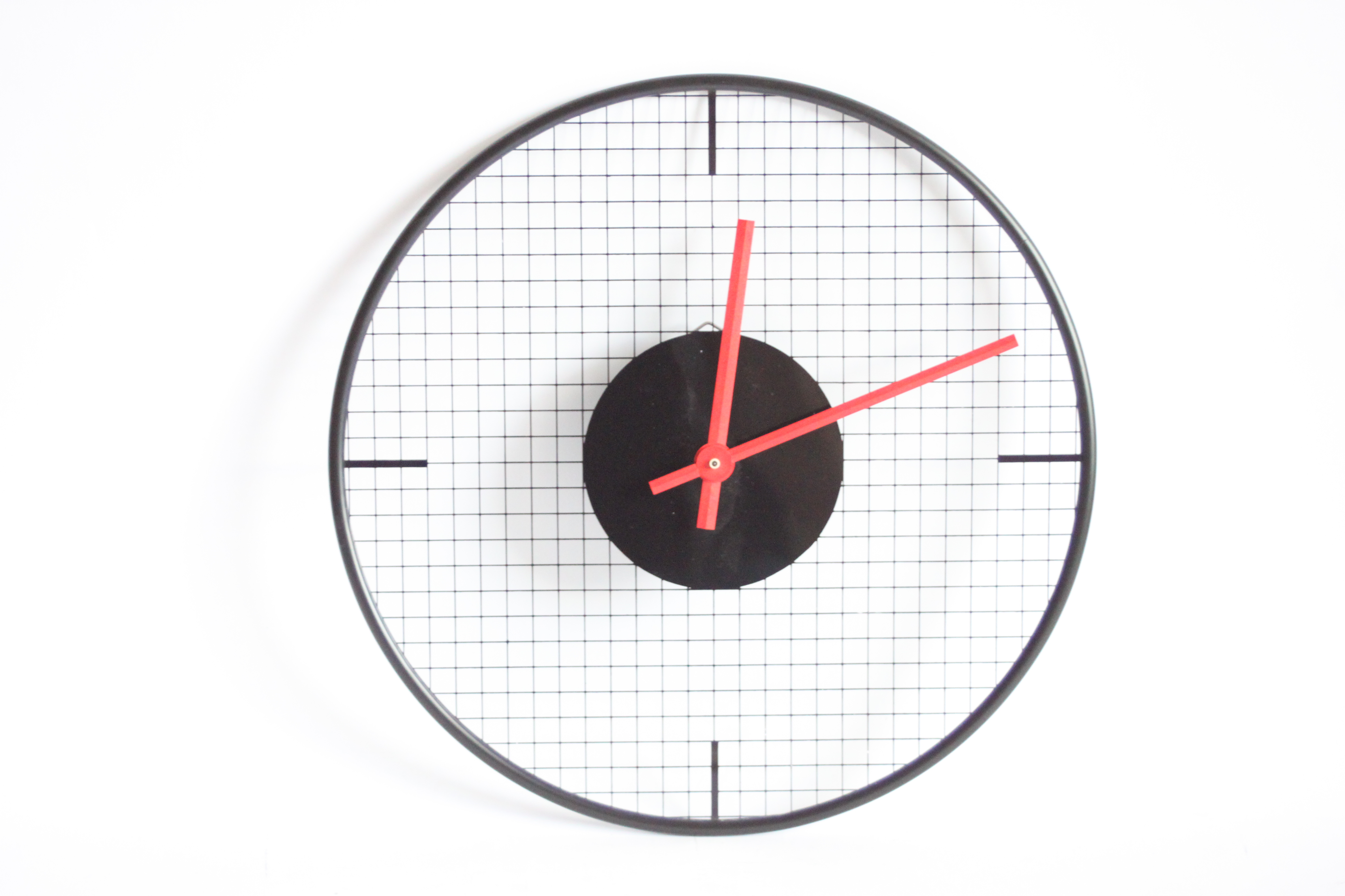 Minimalist Junghans Transparent Wall Clock, Germany 1990s image 5