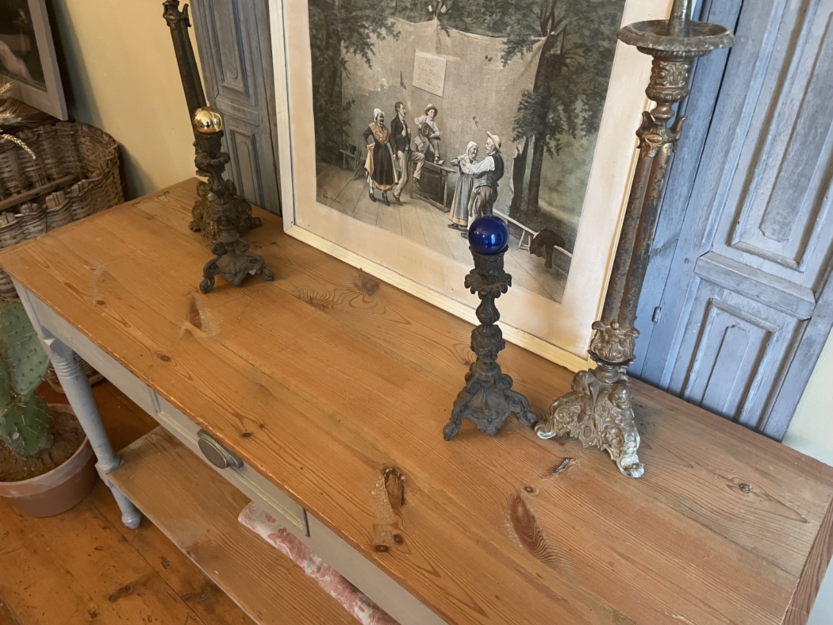 Franse Side Table Wandtafel Muurtafel image 3