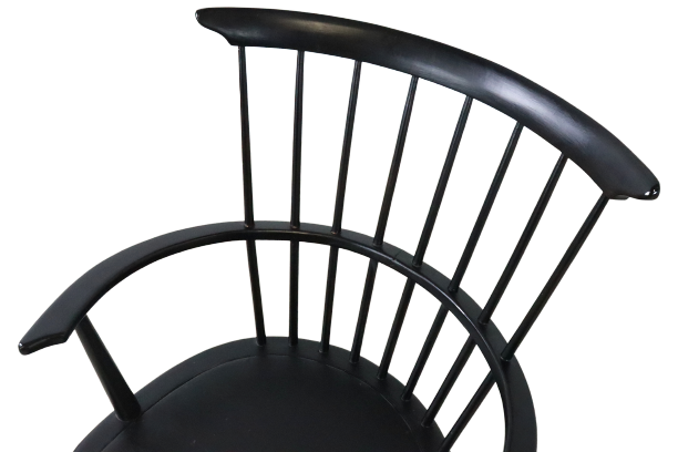 Vintage Stoel Spijlenstoel Fauteuil image 12