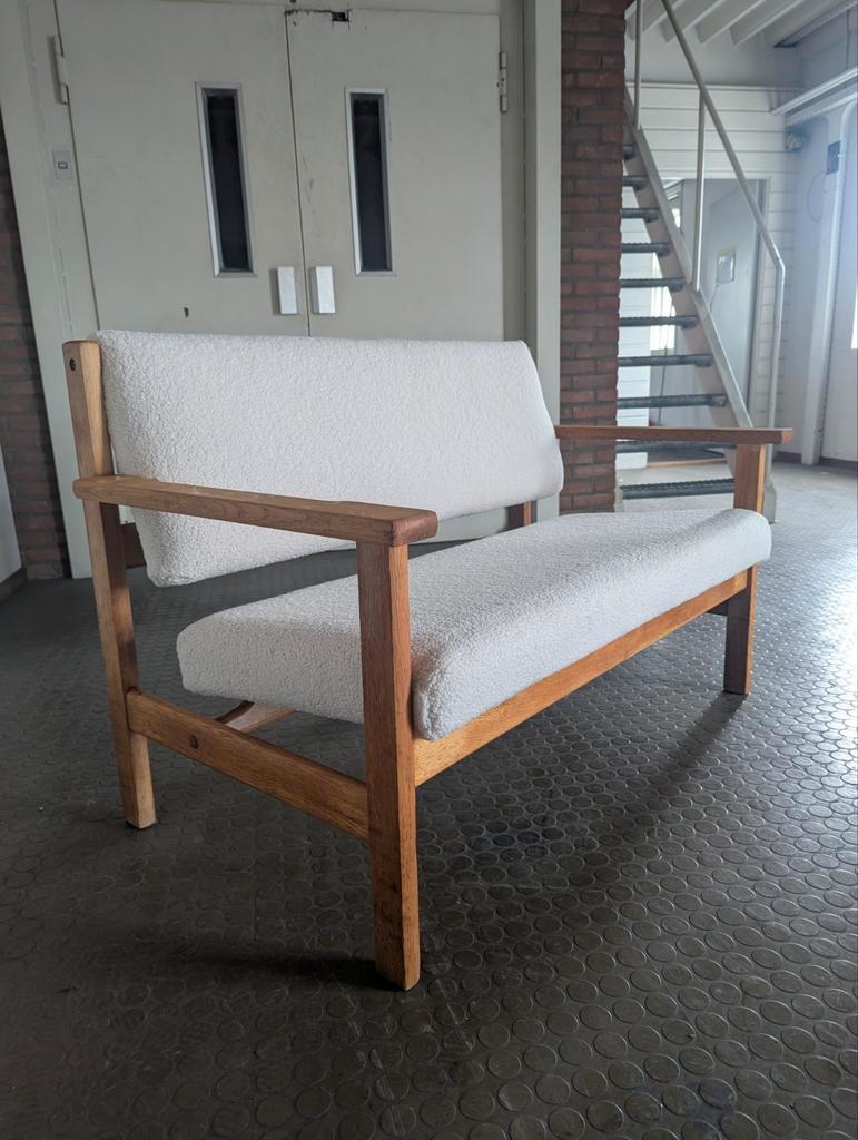 Deense Design 2-zits Bank & Fauteuil Hans Wegner Voor Getama image 8
