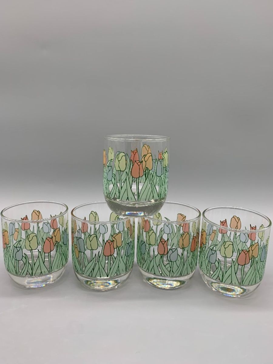 Set Sap Glazen Tulp Pastel 5 Stuks image 5