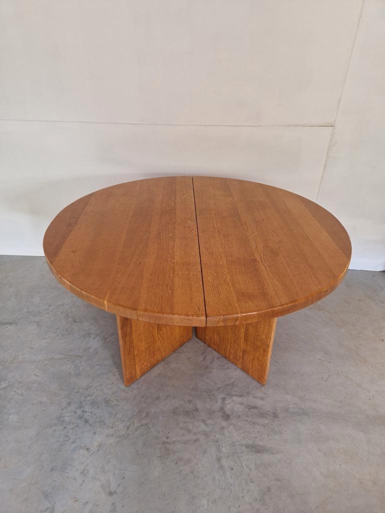 Vintage Massief Houten Uitschuifbare Eettafel Xl Design image 16