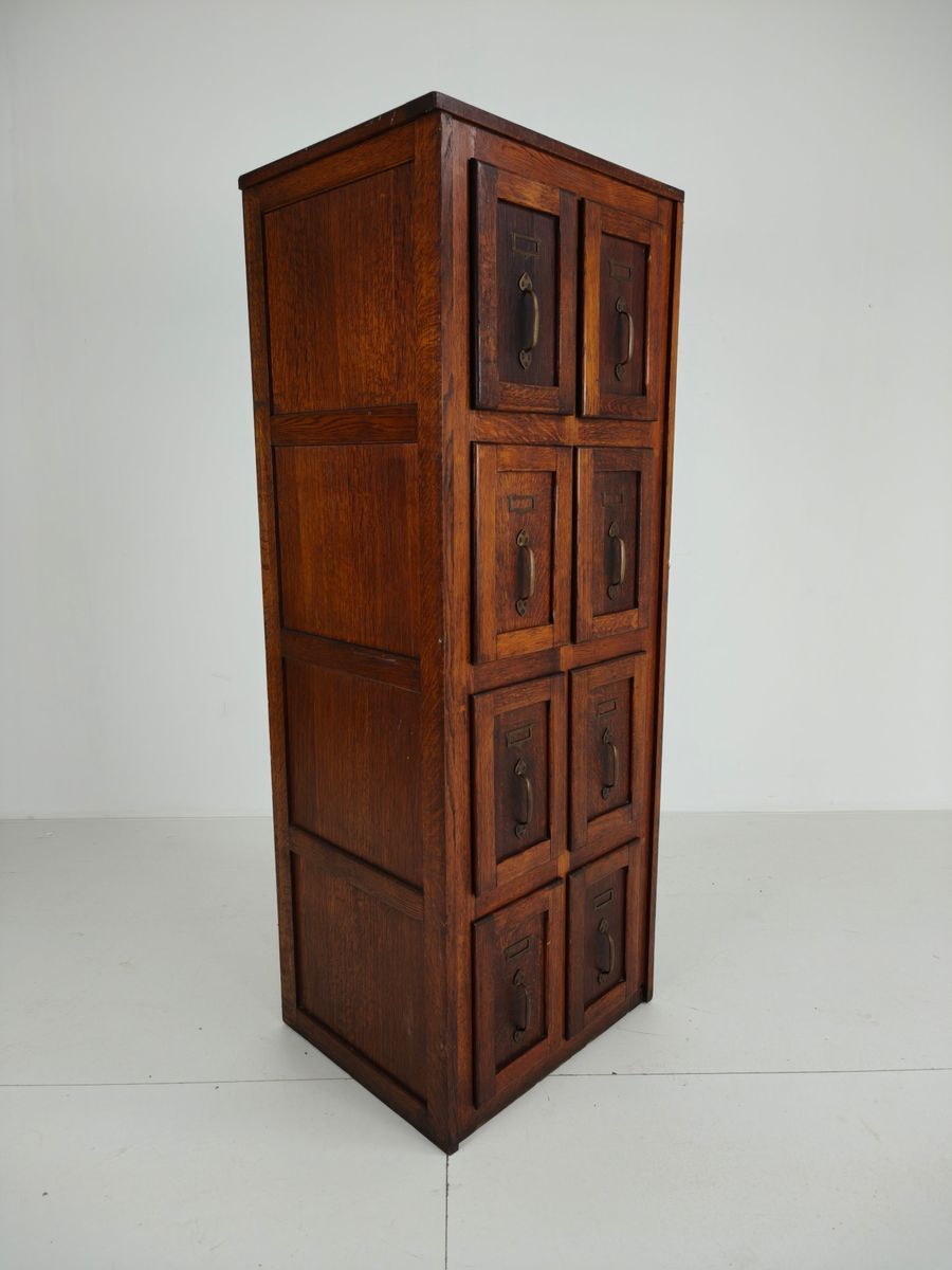 Antieke Eikenhouten Archiefkast – Ca. 1900–1920 image 2