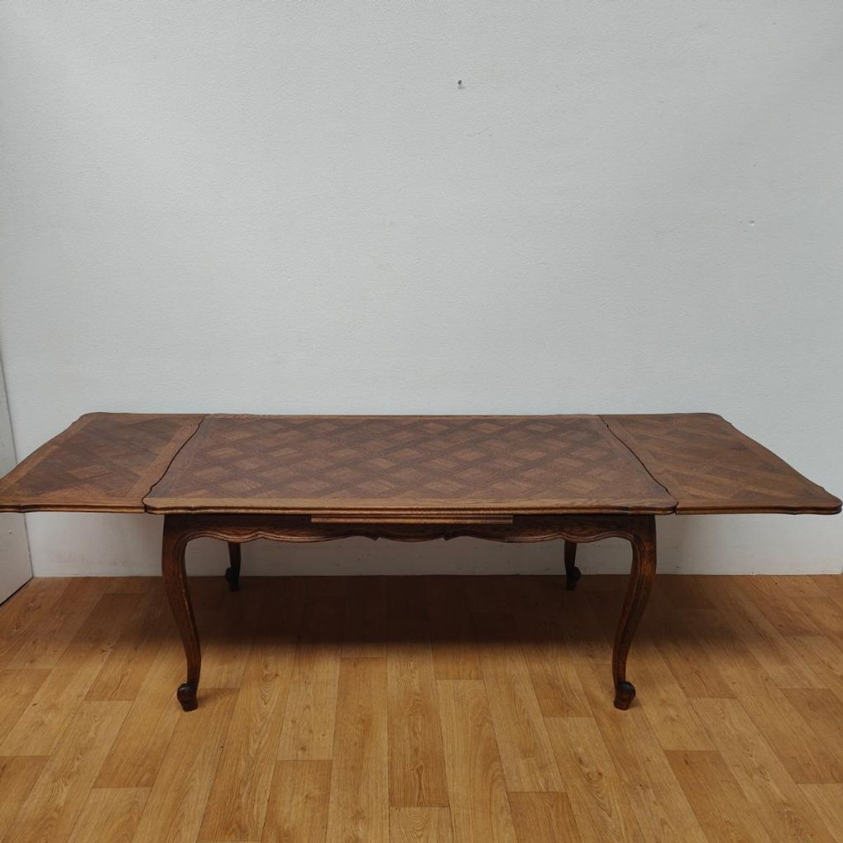 Vintage Antieke Houten Eettafel Eetkamertafel Tafel Uitschuifbaar 701 image 8