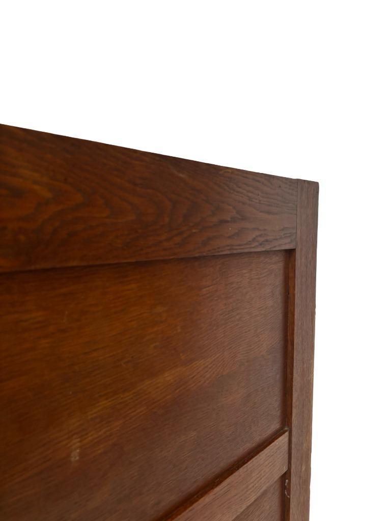 Antieke Oude Eiken Notariskast Eye Catcher Ladekast Jaren 30 image 23