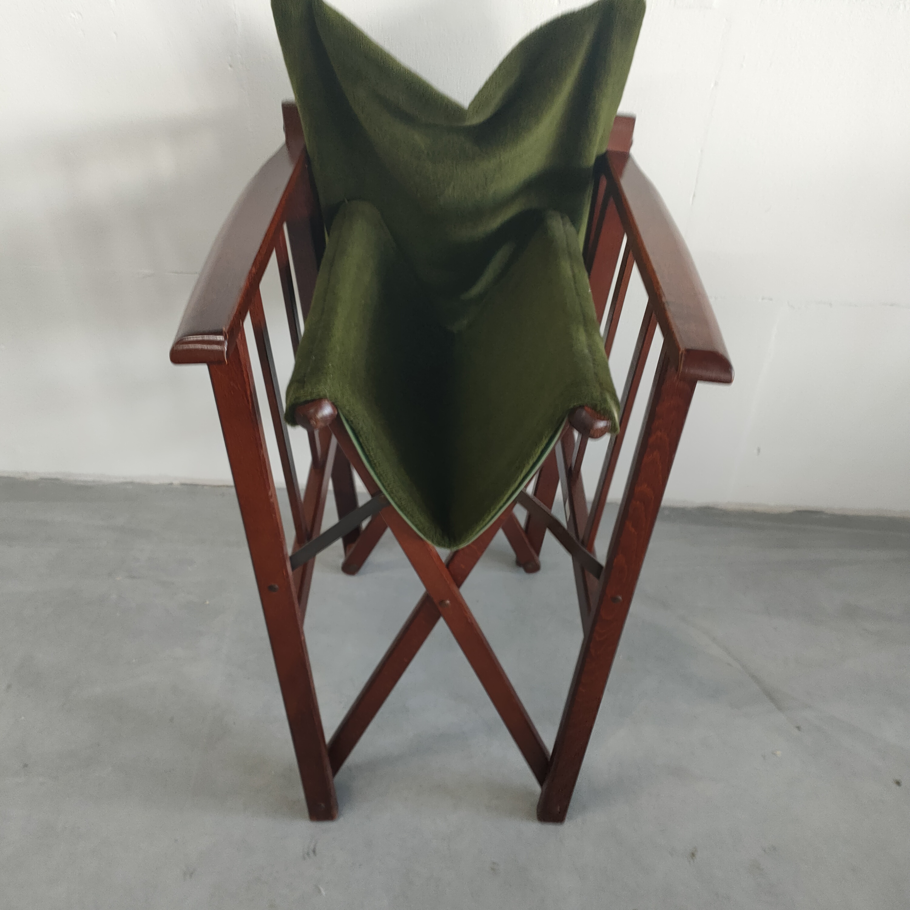 Unieke En Zeldzame Jaren 50 Green Brothers 'foldable' Regisseursstoelen Bridge Tafelset image 10