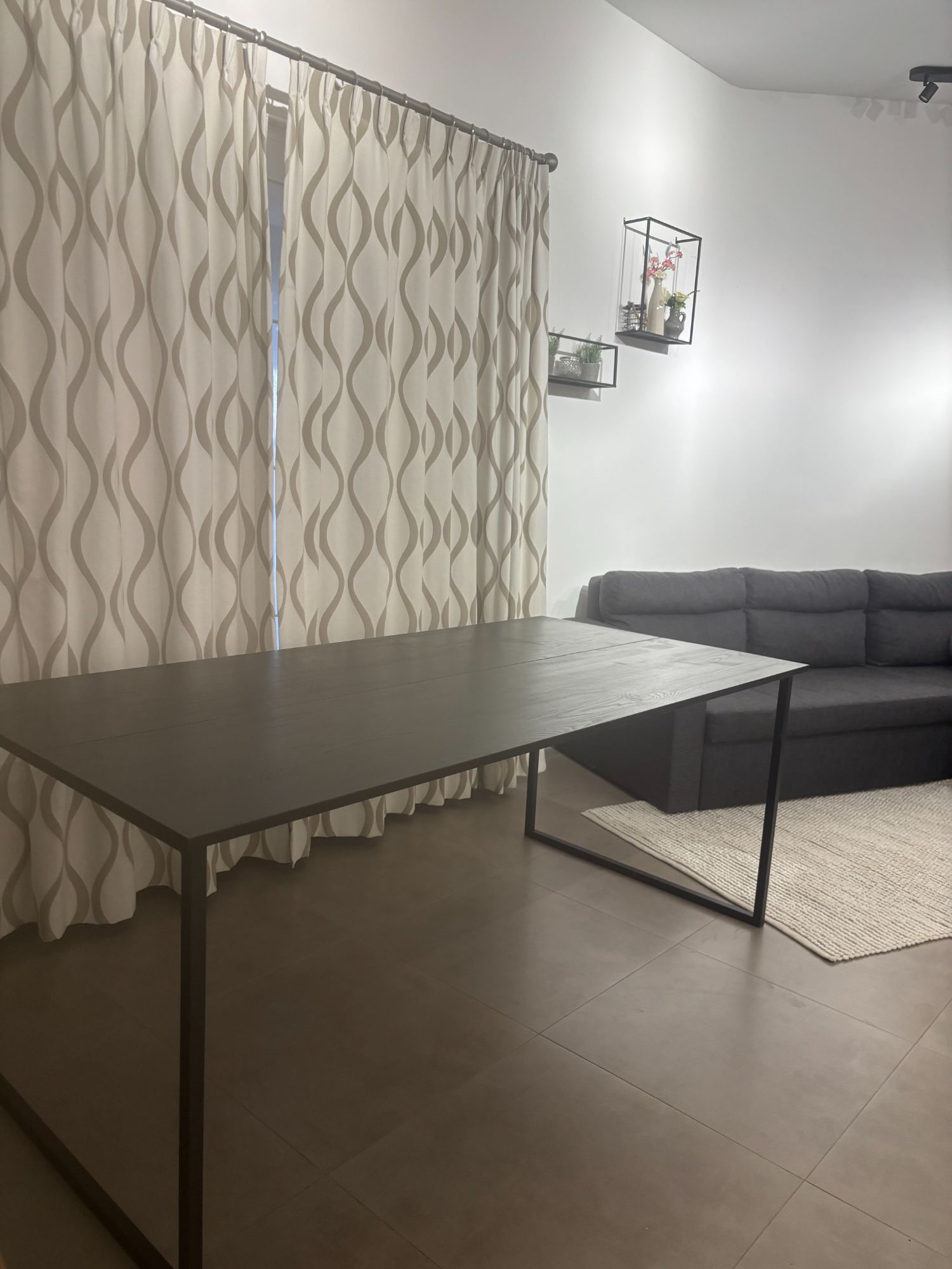 Eetkamertafel Zwart Mango Look image 10