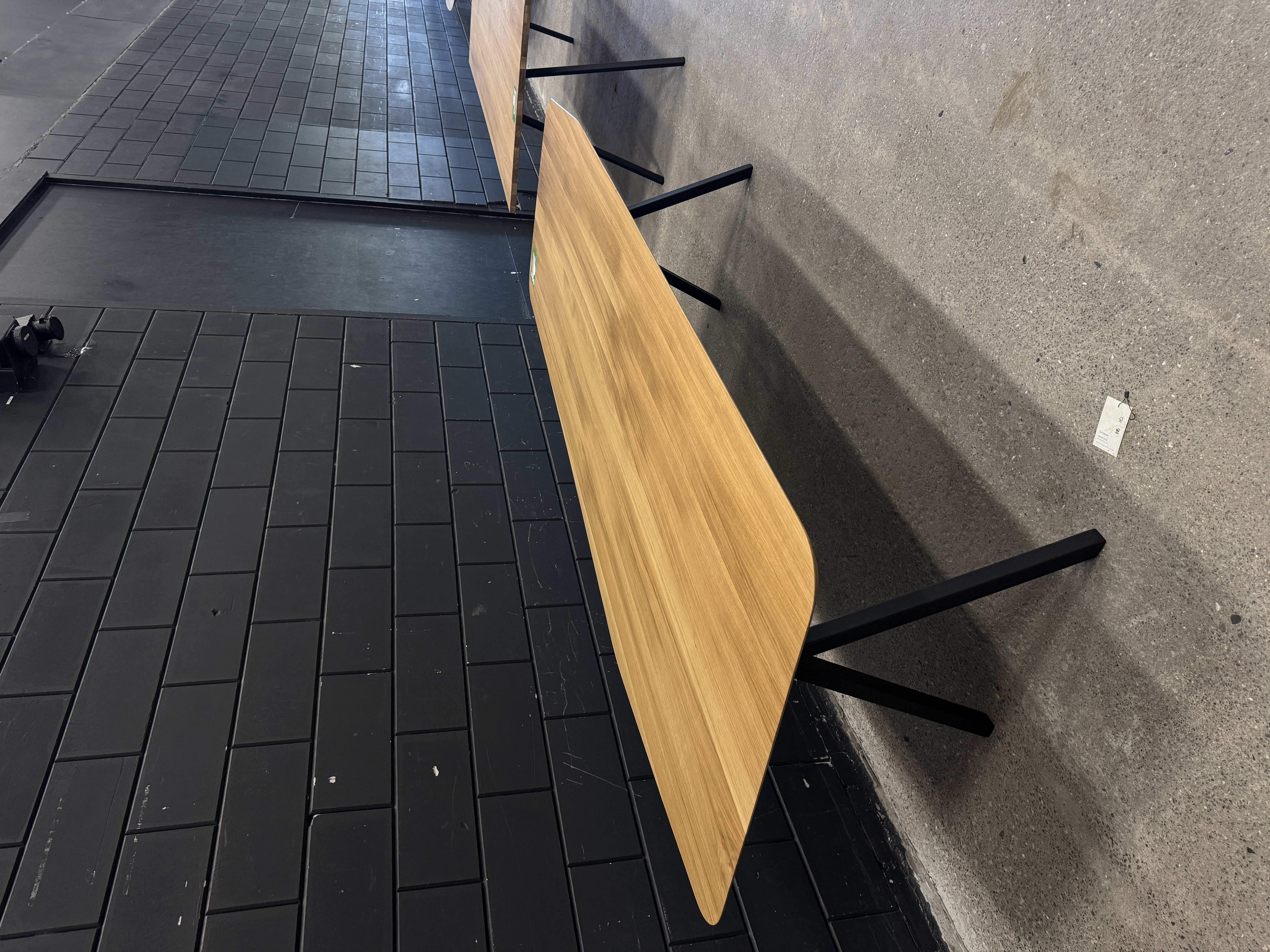 Studio Henk Eettafel Slim X Type Hardwax Olie Naturel, Paper Vorm image 4