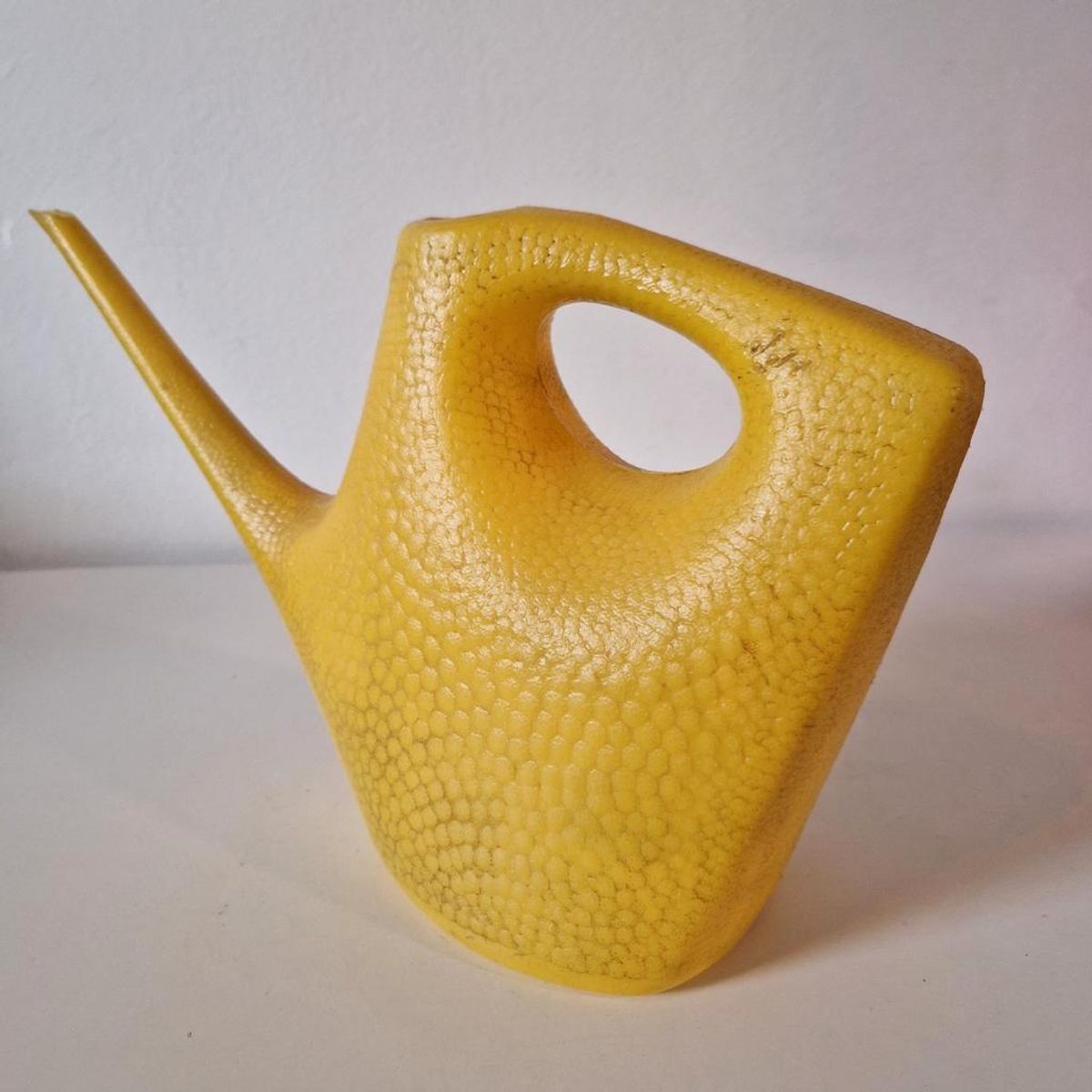 50's Vintage Gieter Sinaasappelhuid Plantengieter Gele image 4