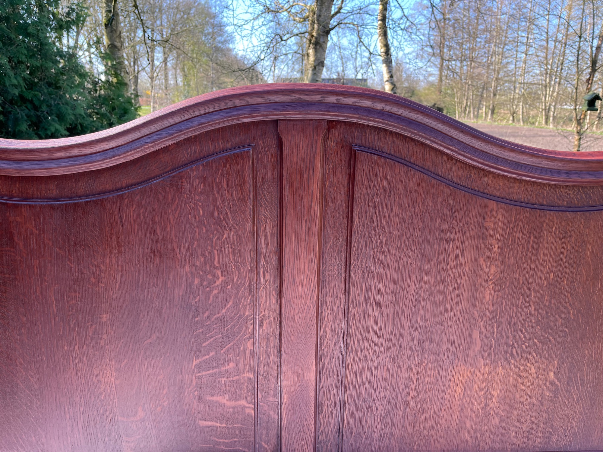 Hoofdbord, Eikenhout image 4