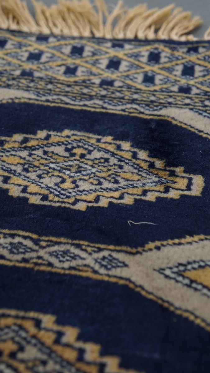 Subtiel Sierkleedje/ Loper Met Blauw En Beige Tinten 67x30cm image 6