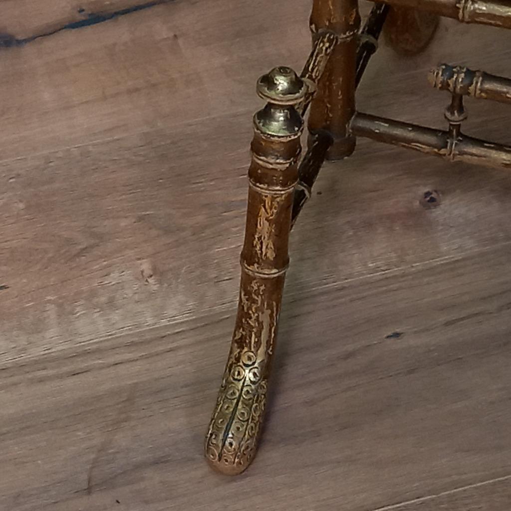 Schitterende Sleets Verguld Antiek Haardscherm image 11