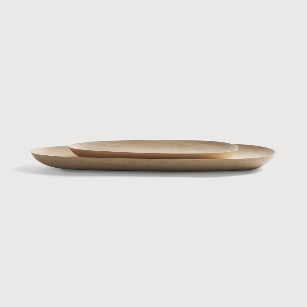 Ethnicraft Thin Oval Boards Set Sycamore image 2