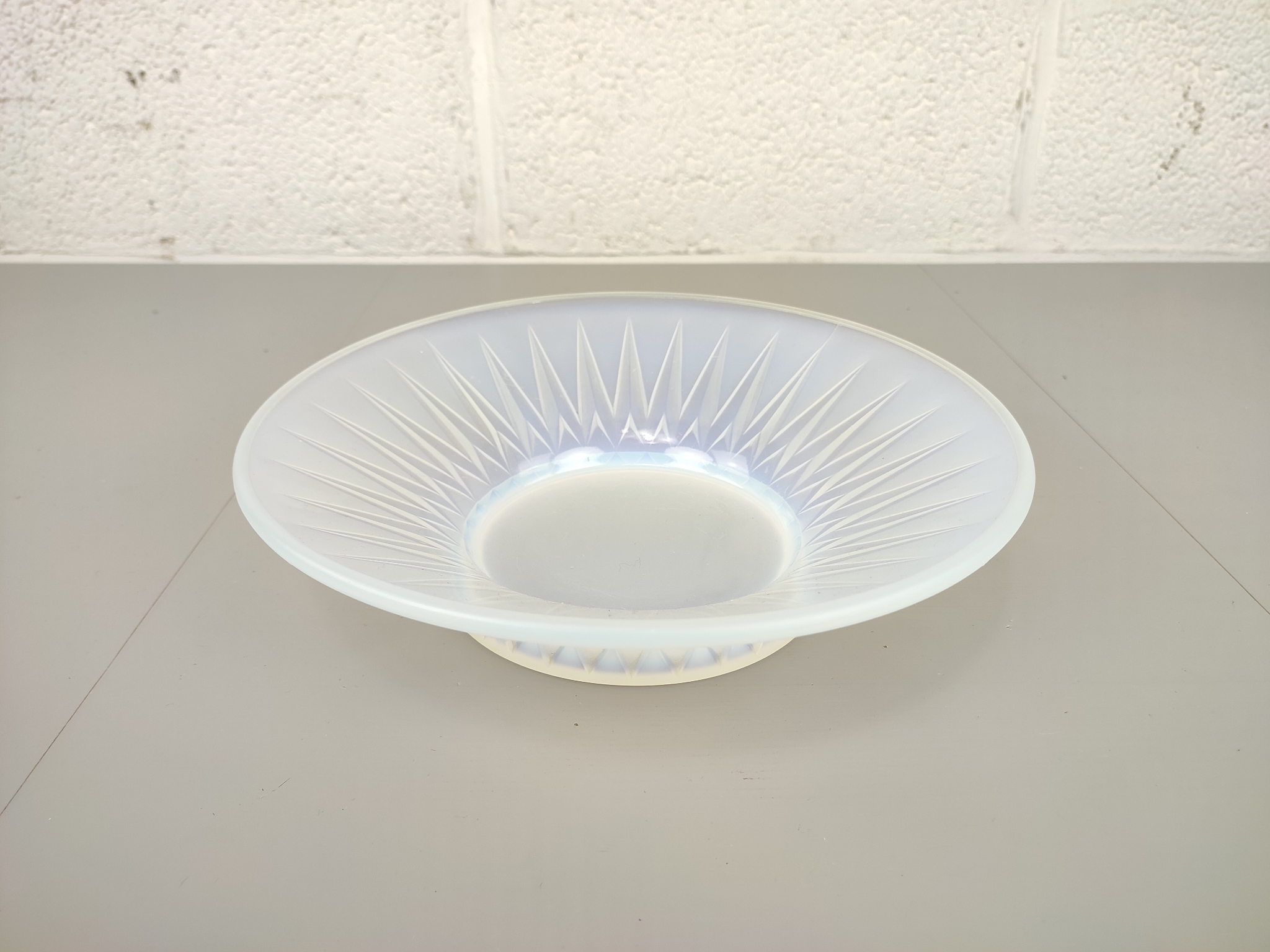 Glazen Art Deco Schaal Van André Hunebelle image 6