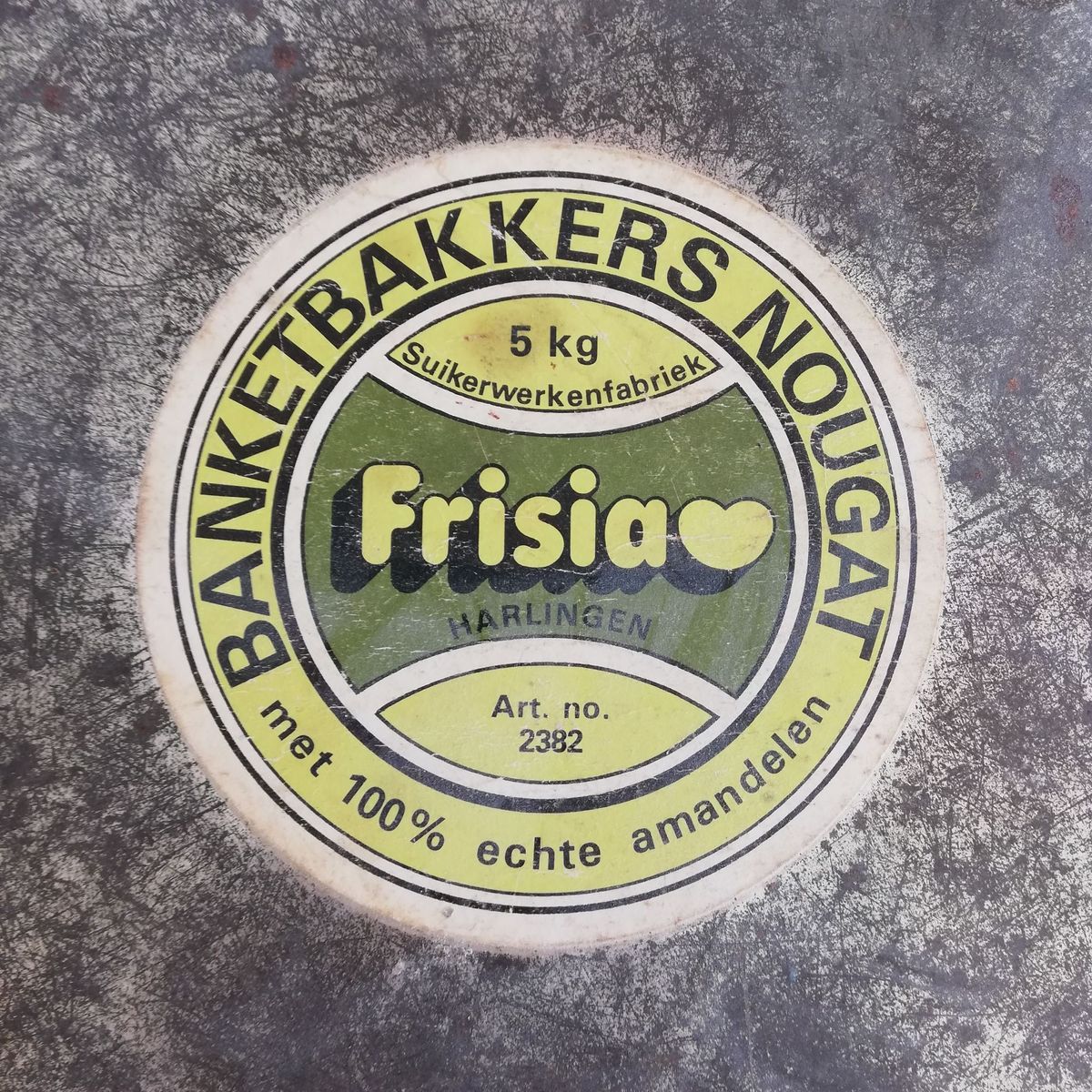 Vintage Blik Voor 5 Kg Nougat image 3