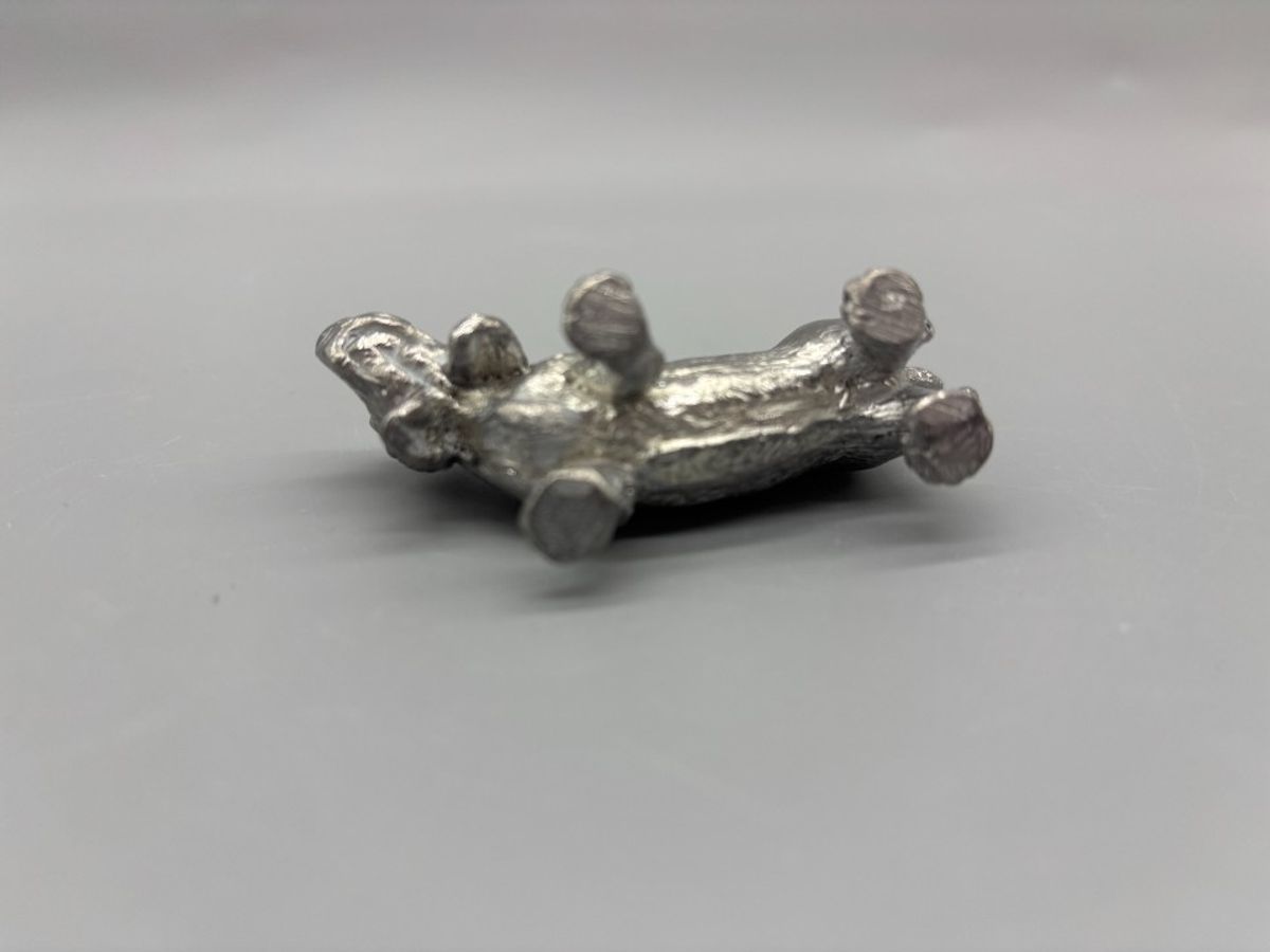 Basset Hound Miniatuur Verzilverd/zilver image 6