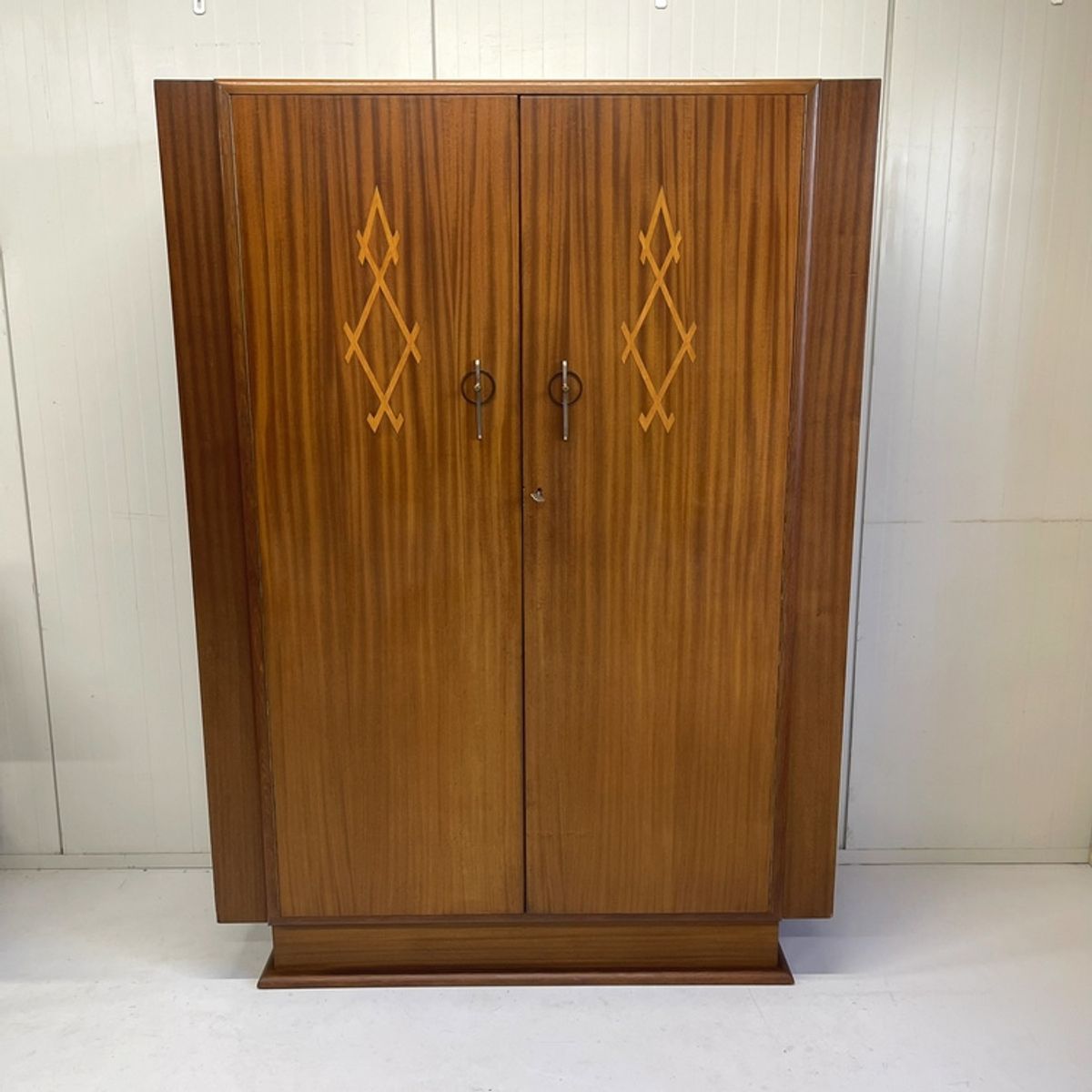 Art Deco Kledingkast Demontabel Vintage Hang Leg image 2