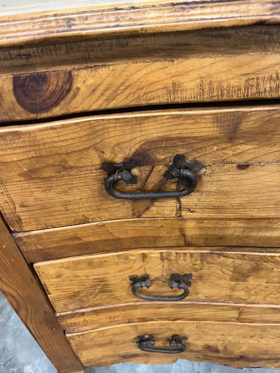 Brocante Houten Xl Ladekast / Buikkast image 14