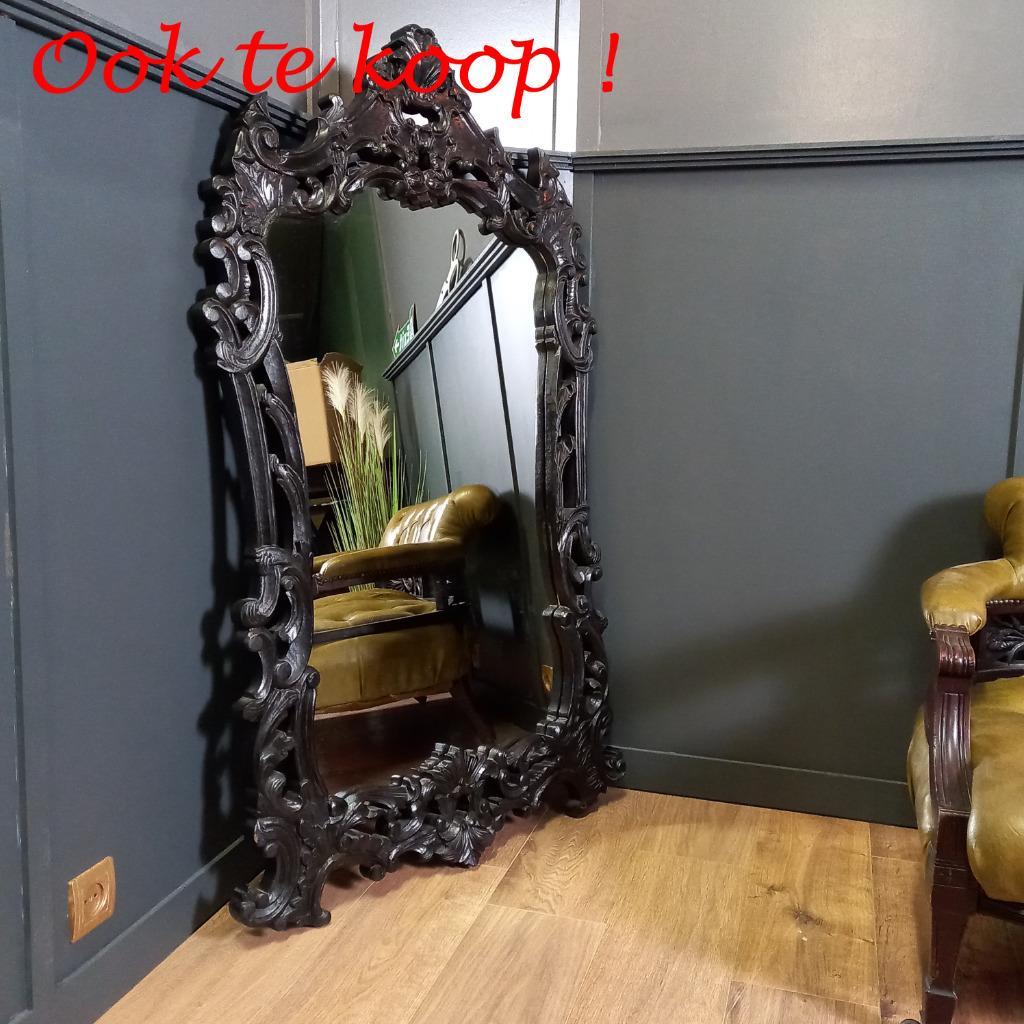 Antiek Xl Olieverf Schilderij Op Linnen image 15
