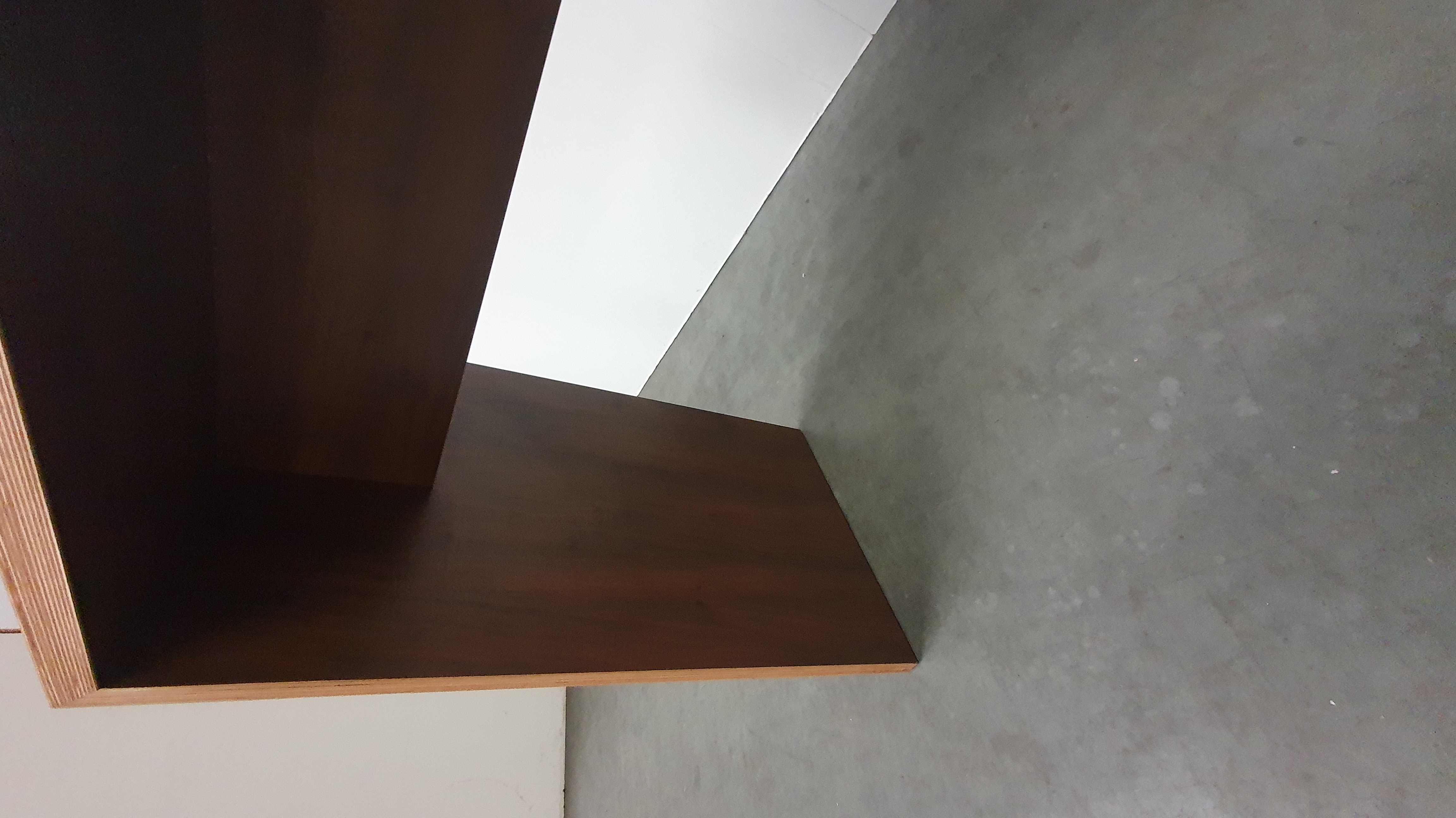 Design Bartafel Noten Hout Hpl Gefineerd Multiplex Statafel image 13