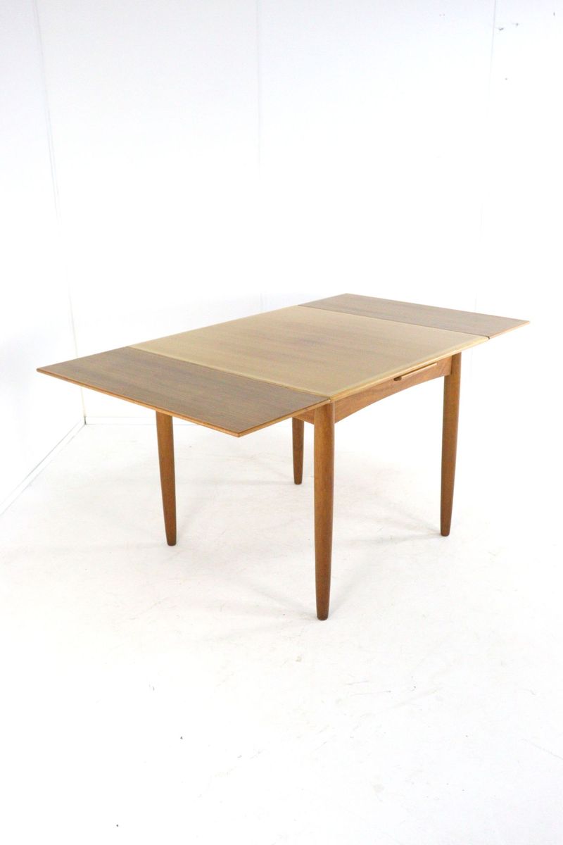 Compacte Vierkanten Verlengbare Vintage Eettafel image 15