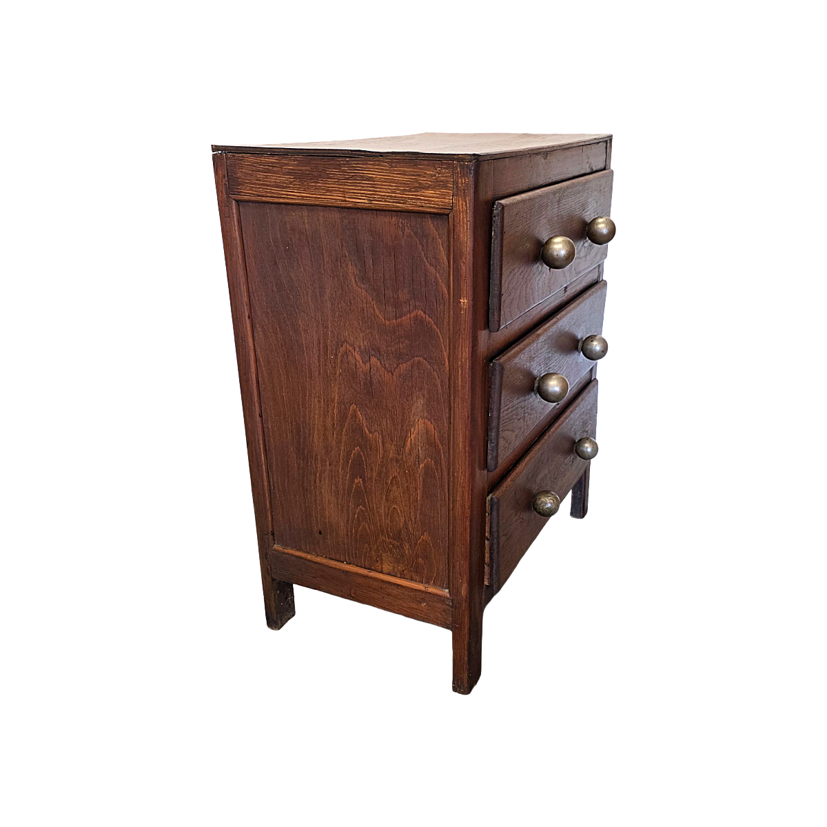 Oude Franse 3 Laden Commode, Circa 1940 image 8