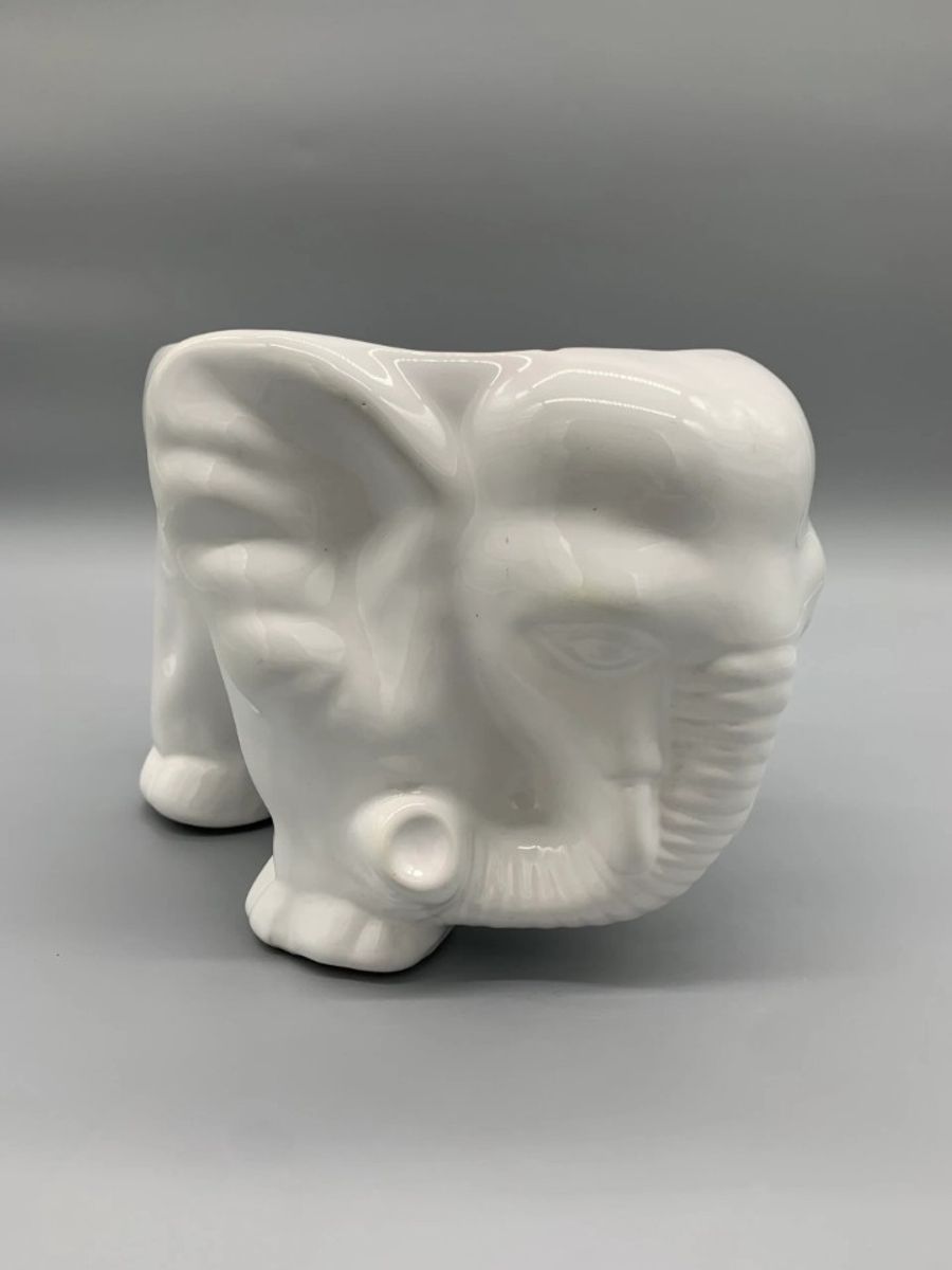 Grote Bloempot Olifant Wit image 10