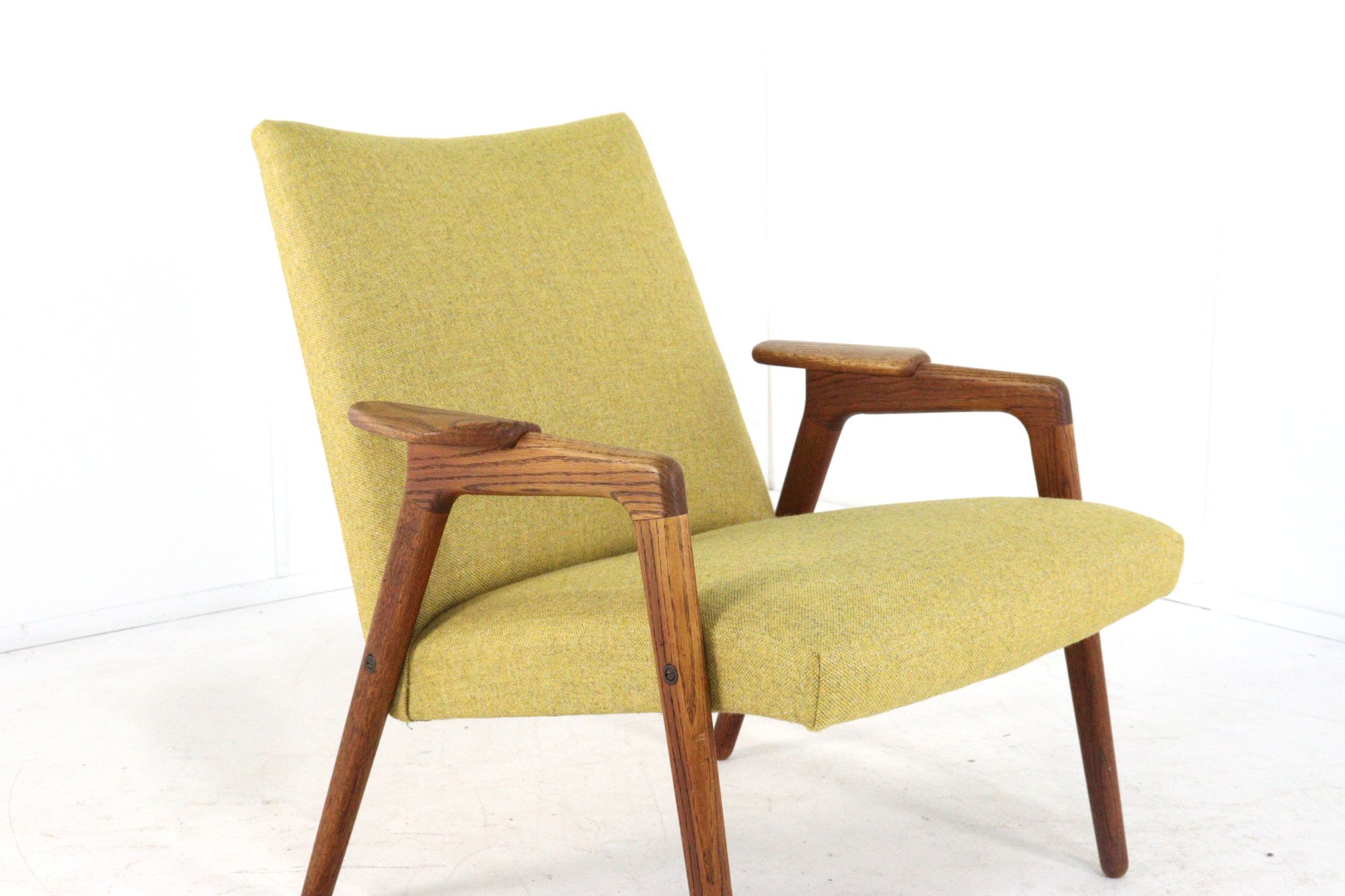 Pastoe Ruster Door Yngve Ekstrom Fauteuil Vintage Gestoffeerd image 6