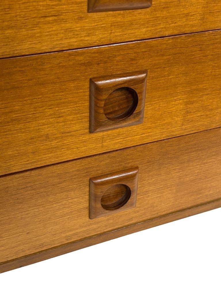 Vintage Bureau Jaren 60 Compacte Werkplek Teak Design image 24