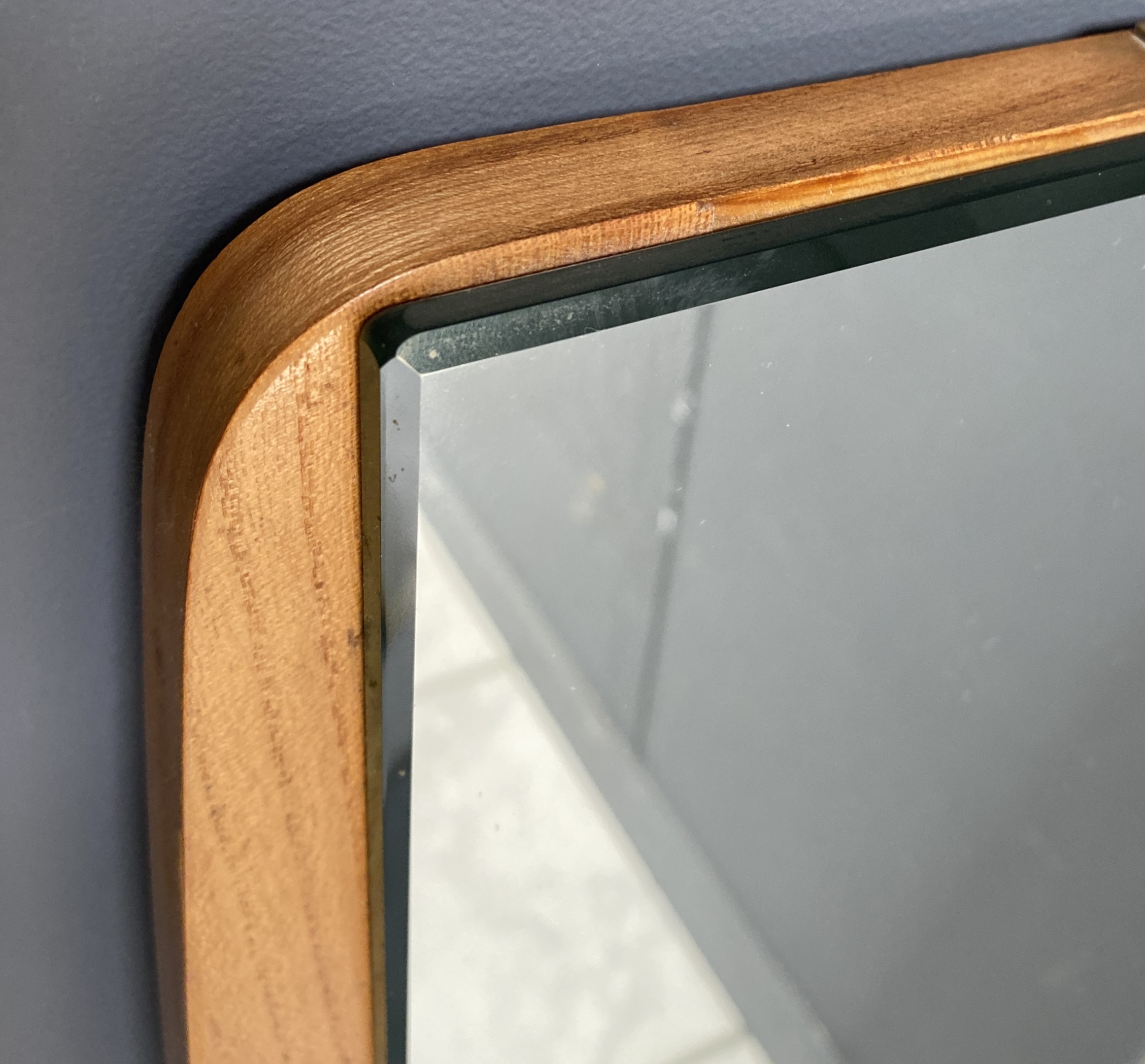 Wood Mirror 1960s image 7