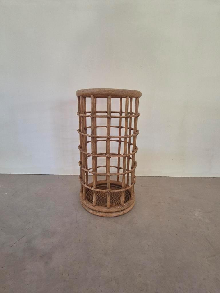 Mid Century Bamboo Rotan Paraplubak image 2