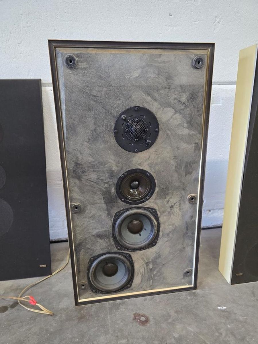 Set Van 2 Vintage Speakers / Boxen B&o Beovox P45 image 9