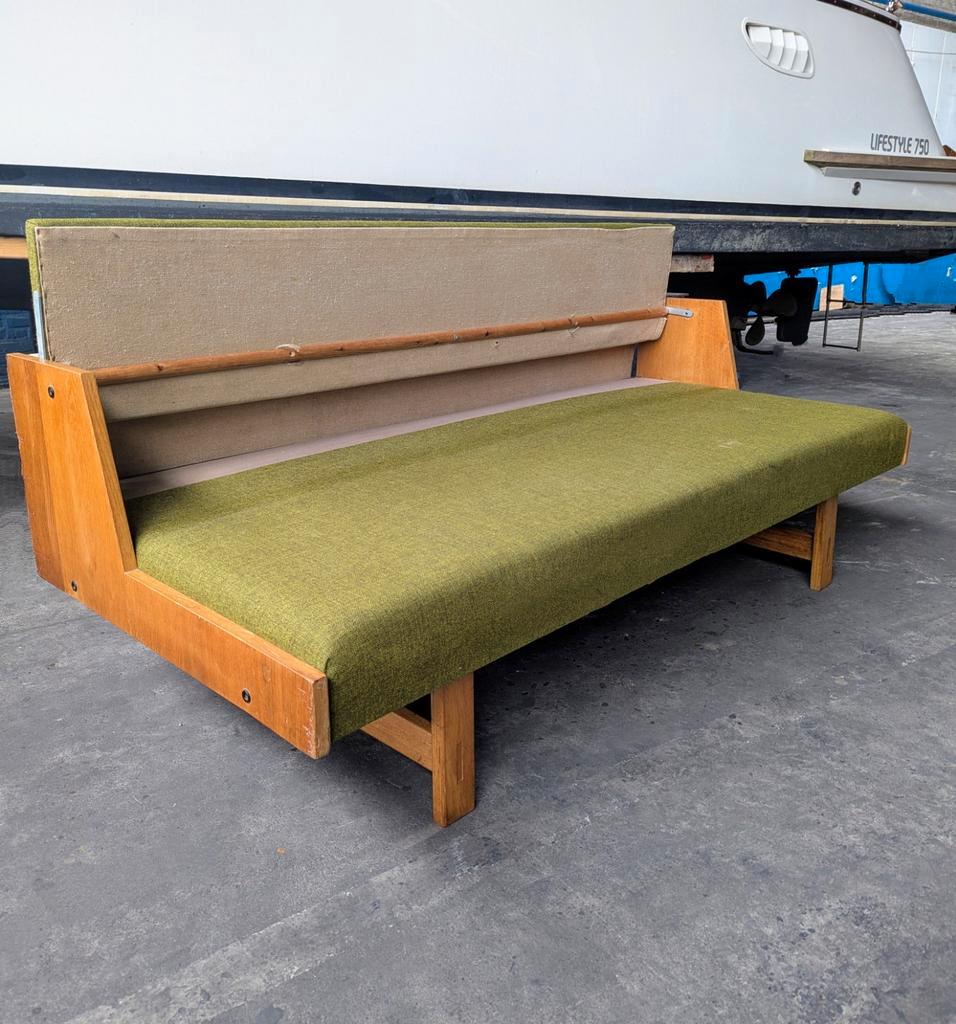 Vintage 3-zits Bank/ Daybed - Hans Wegner image 11