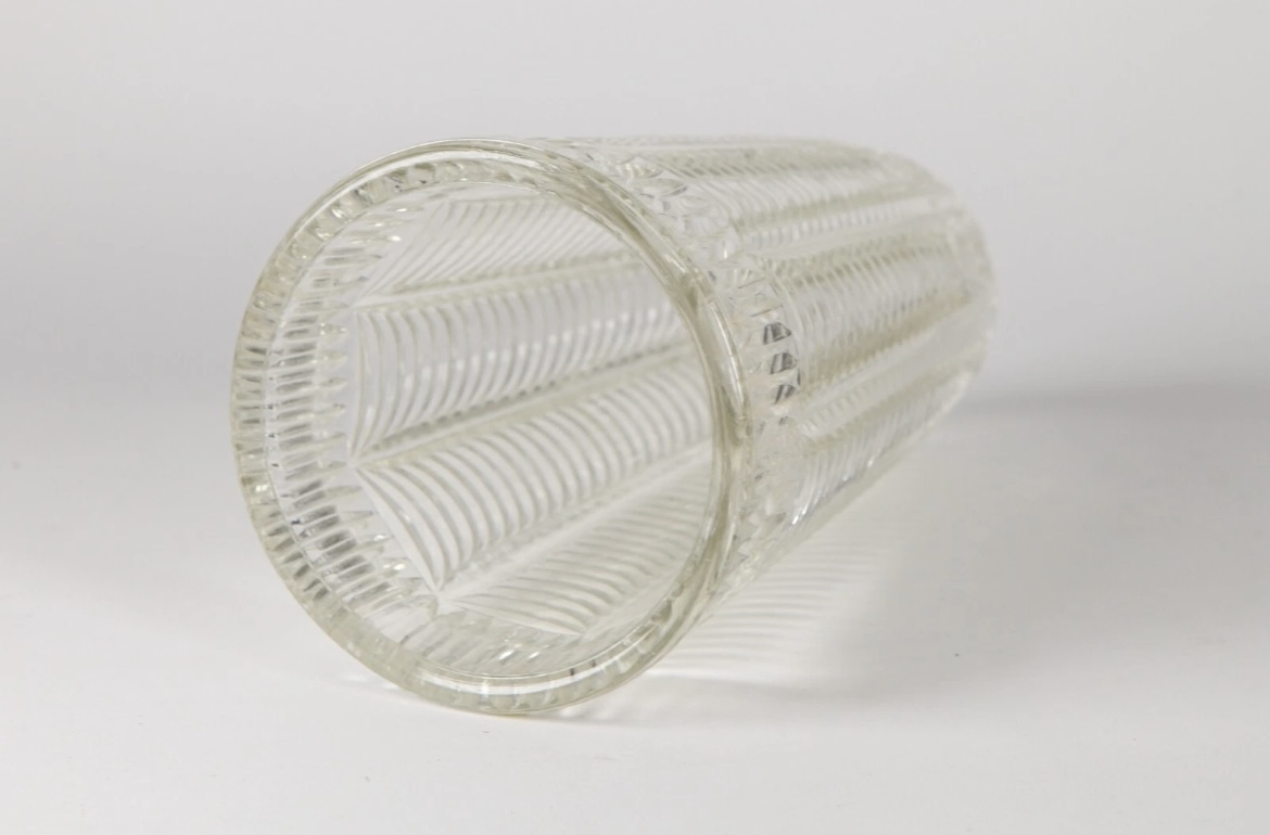 Jaren 50 Persglazen Vaas Uit Italie image 7