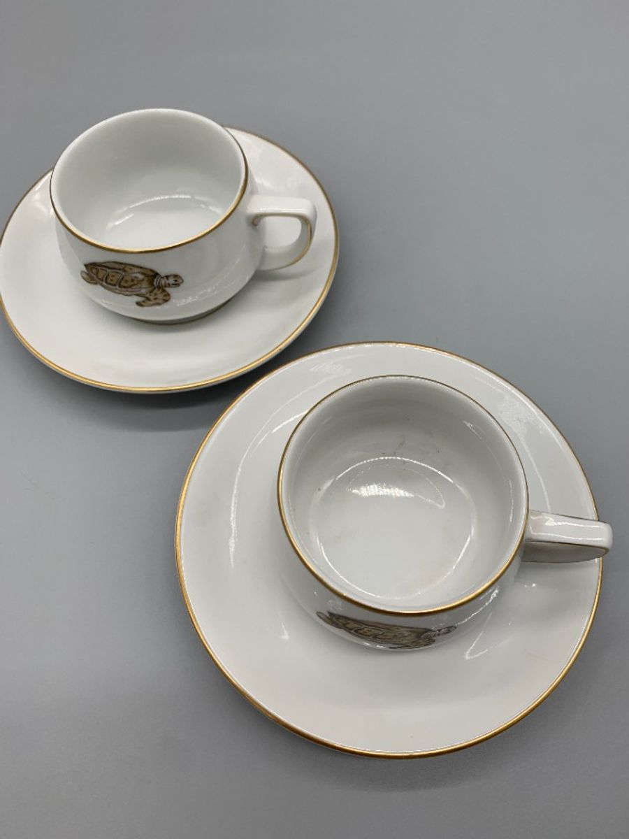 Set Kop En Schotels Lacroix Schildpad 4 Delig image 9