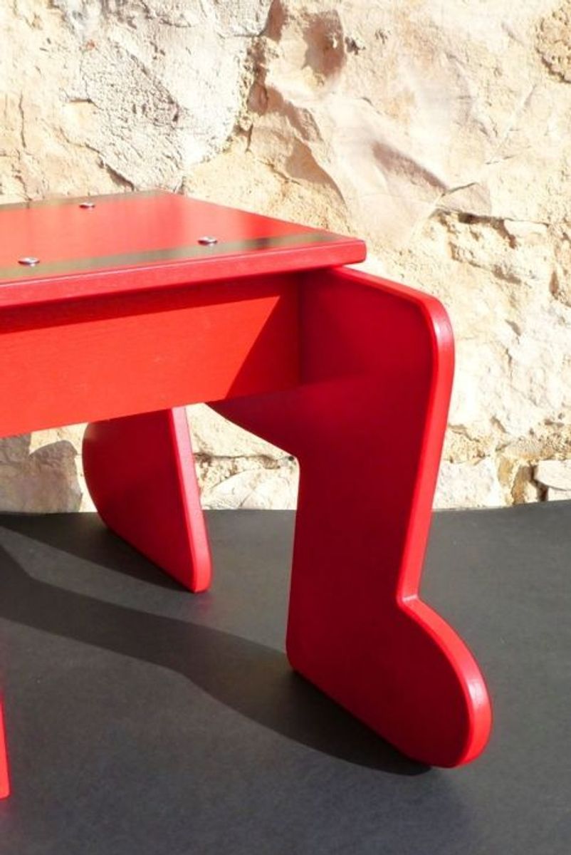 Keith Haring Kinderstoel / Decoratief Object Rood (nieuw!) image 9