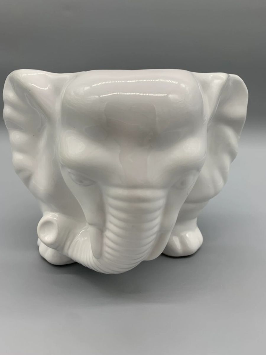 Grote Bloempot Olifant Wit image 9