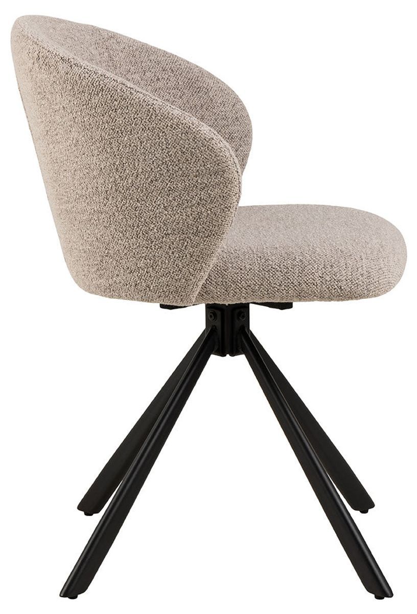 Koro Eetkamerstoel - Set Van 2 - Beige Bouclé image 12