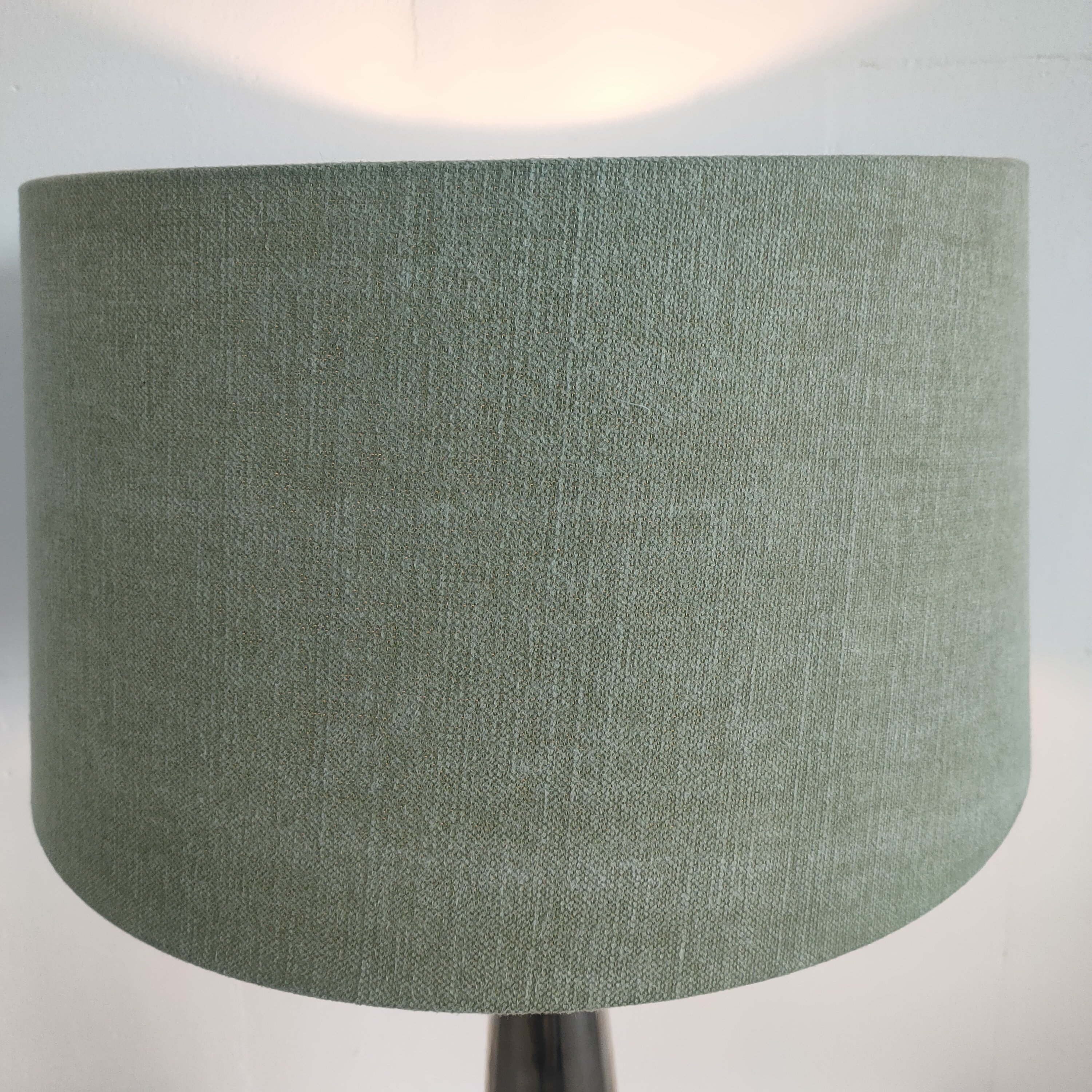Hoge Tafellamp Met Groene Kap ('emperische Stijl') image 6
