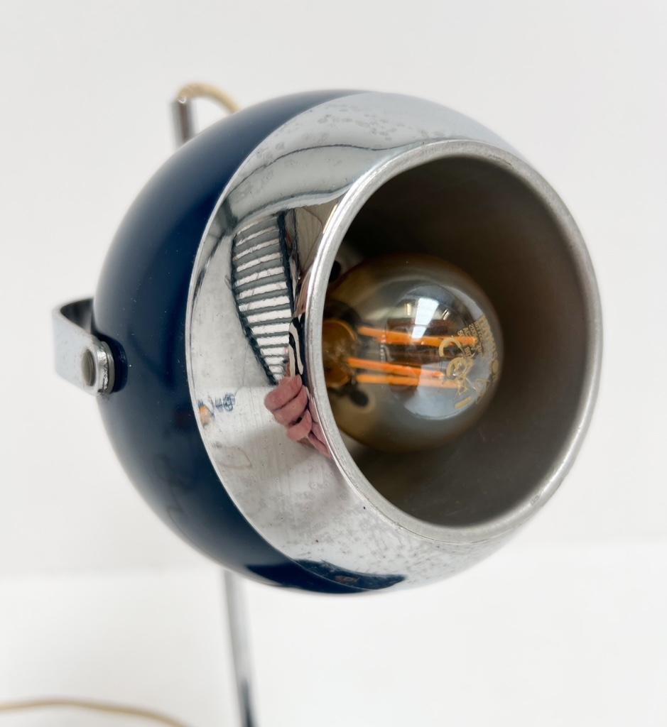 Blauwe Guzzini Brumbry Tafellamp, 1960’s image 4