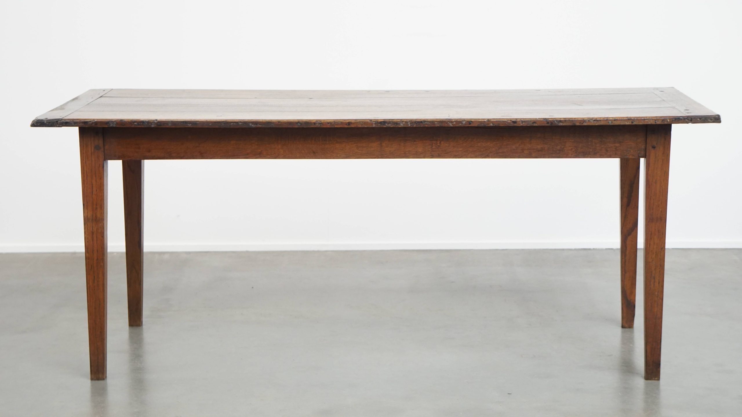 Antieke Franse Boeren Eettafel Gemaakt Van Vruchtenbomenhout Uit Begin 19E Eeuw image 6