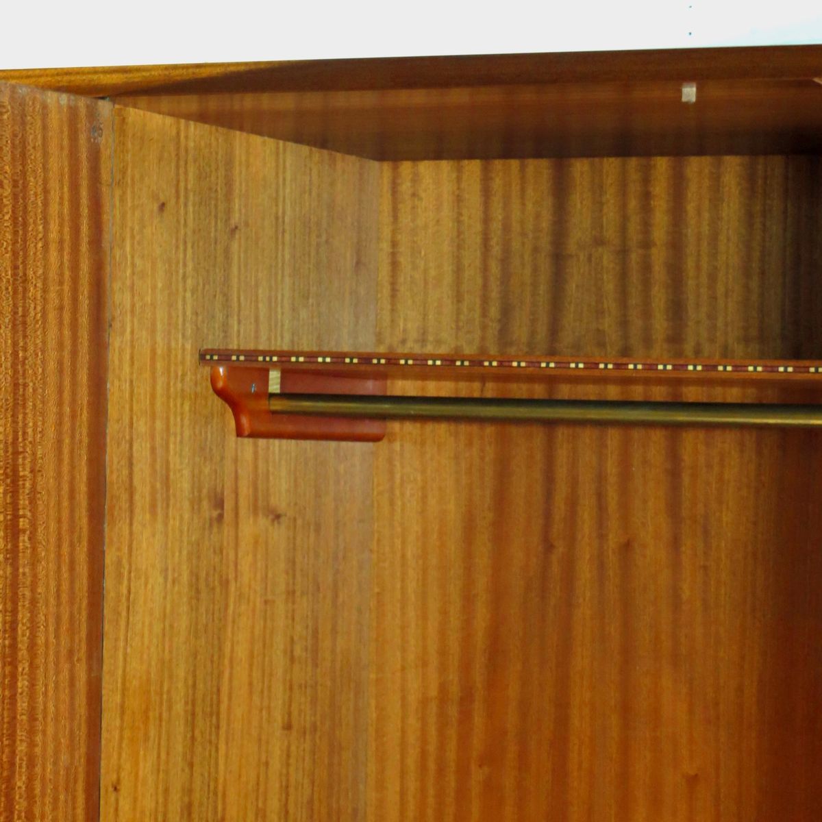 Vintage Scandinavisch Design 4-deurs Kledingkast In Teak, 1960s image 5